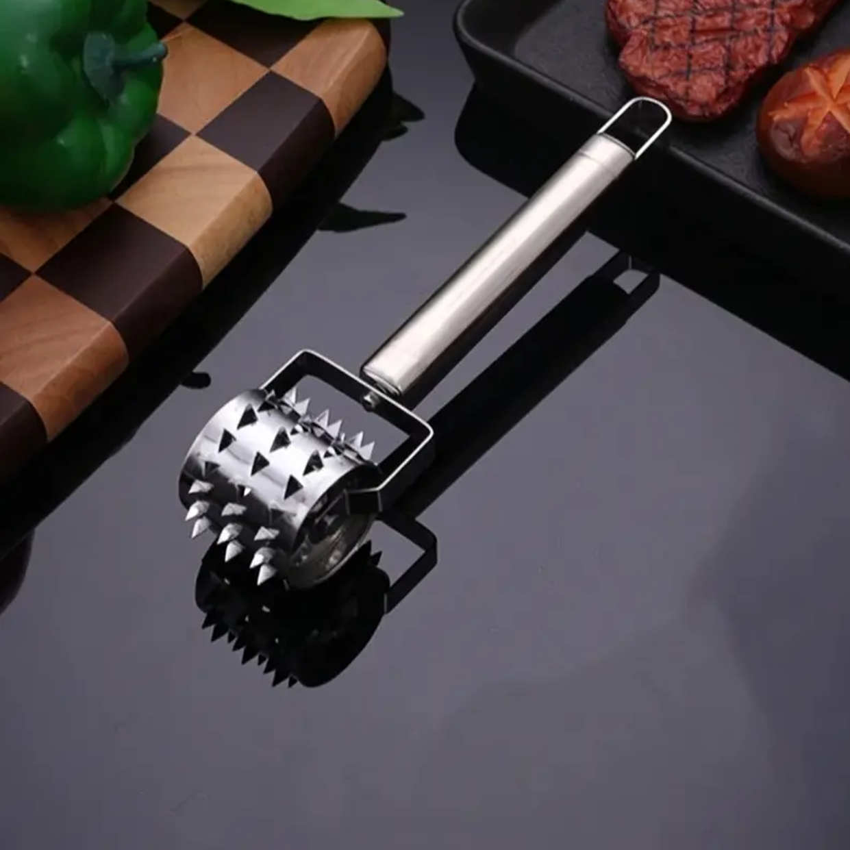 キッチン用ステンレス肉軟化器