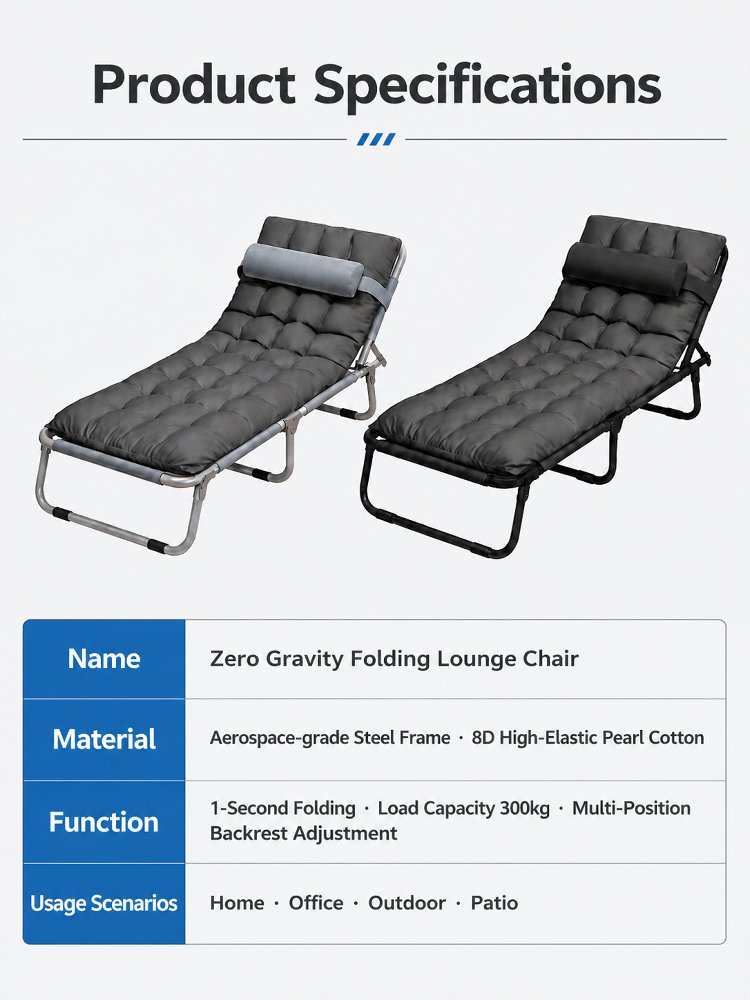 Cloud Sensation Airbag Foldable Lounge Chair
