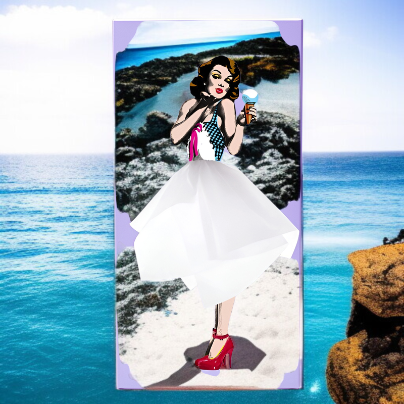 フリルスカートティッシュボックス 蓬裙少女フェイス カートゥーンアニメ少女 ティッシュケース