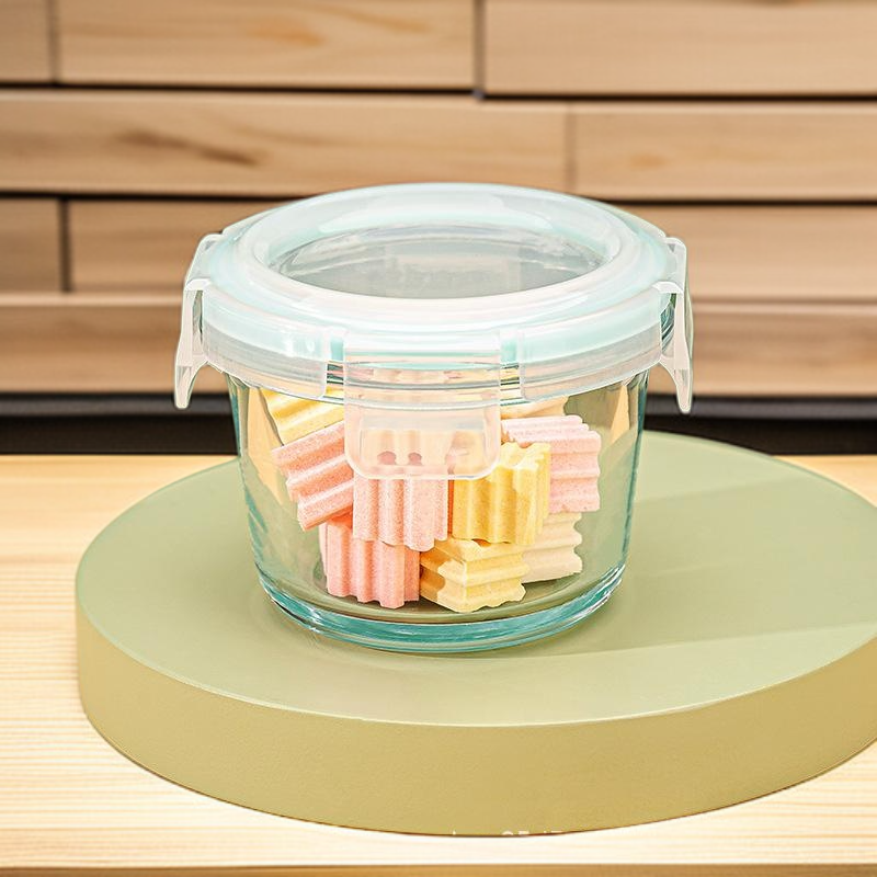 고붕 실리콘 내열 유리 도시락