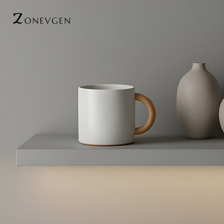심플한 디자인의 머그