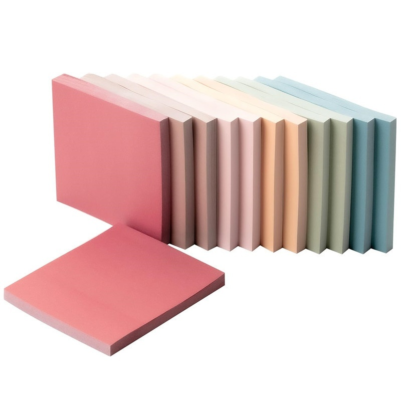 Solid Color Vintage Style Sticky Notes