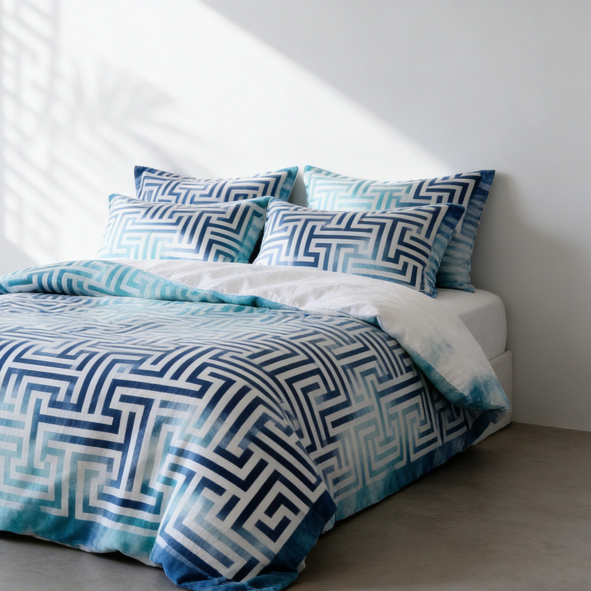 Λεπτομέρεια υφάσματος από σετ κλινοσκεπάσματα απλής γραμμής