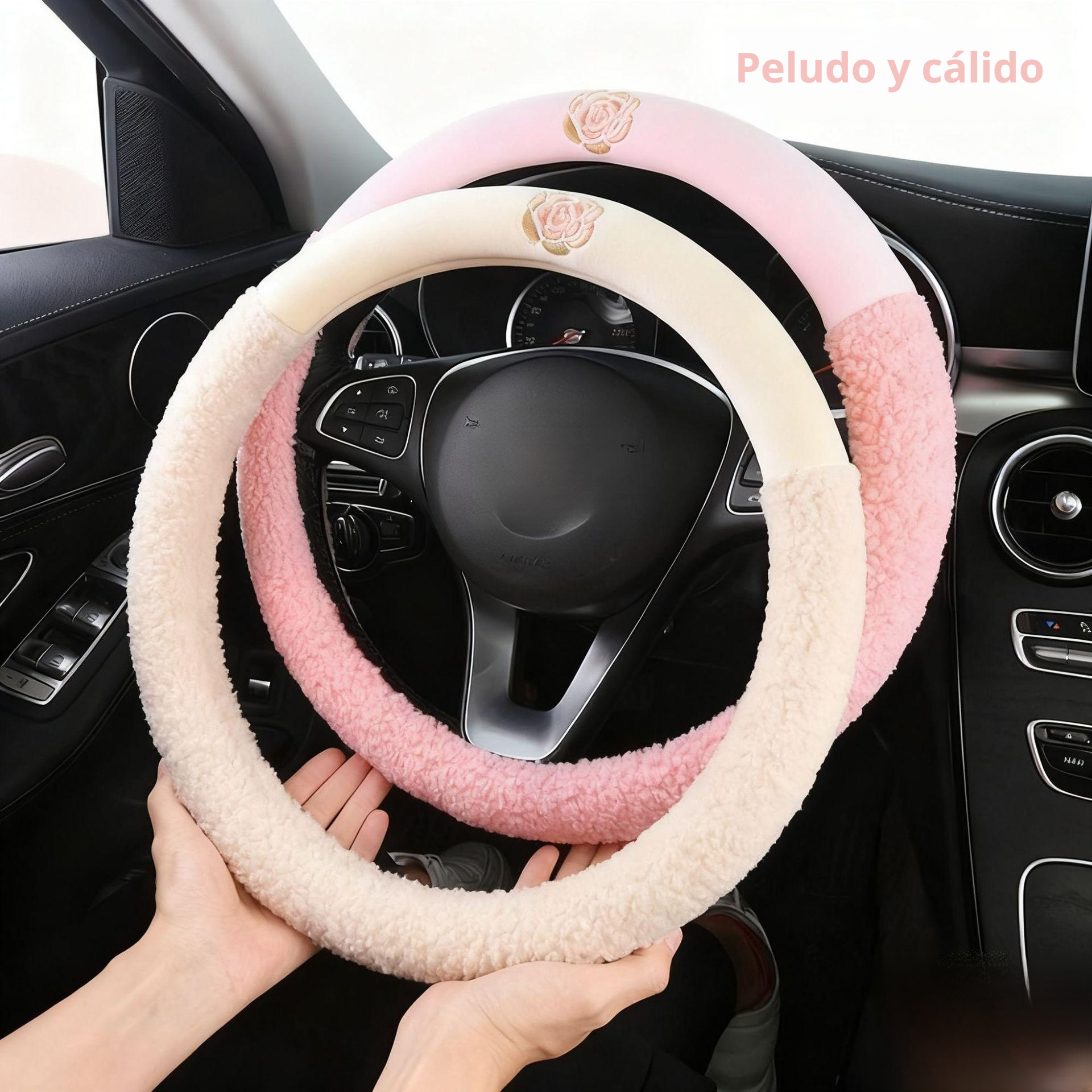 Cubierta de volante de lujo para mujer, cálida y suave, ideal para otoño e invierno