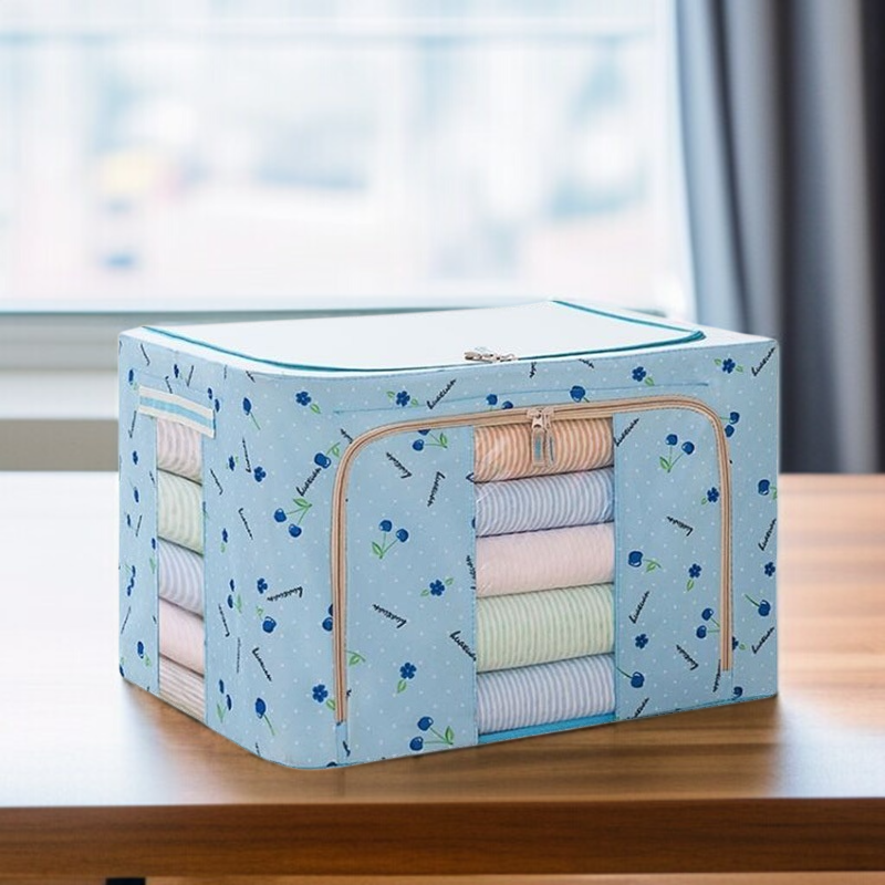 가정용 수납함 접이식 백납장 의류 정리함 이불 수납함 가정용 옷장 수납