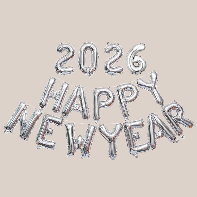 Happy New Year Party 16 Inch Letter Balloons