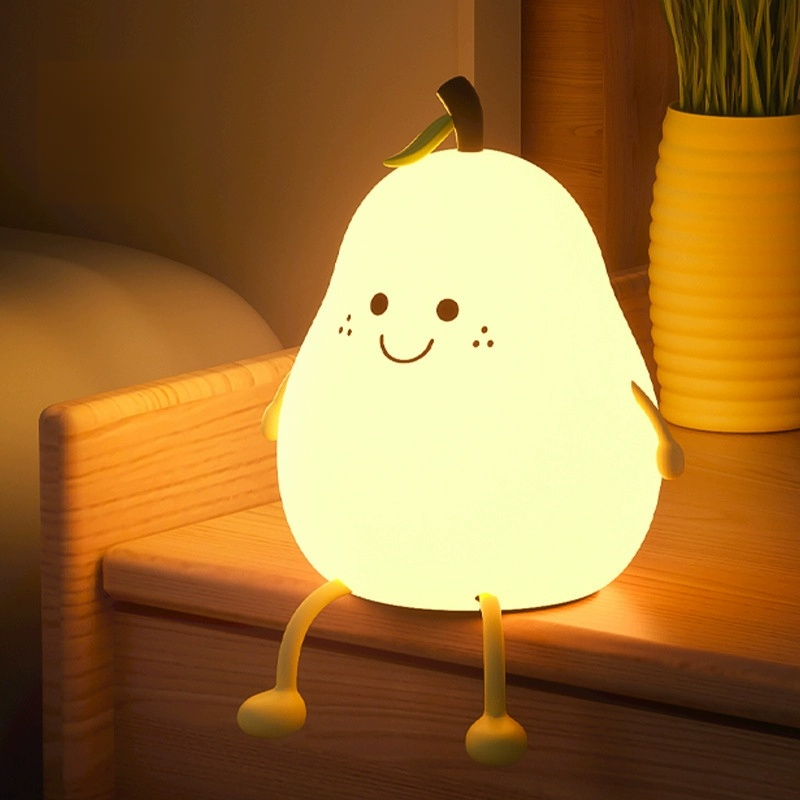Lampe de chevet en silicone, veilleuse petite et adorable