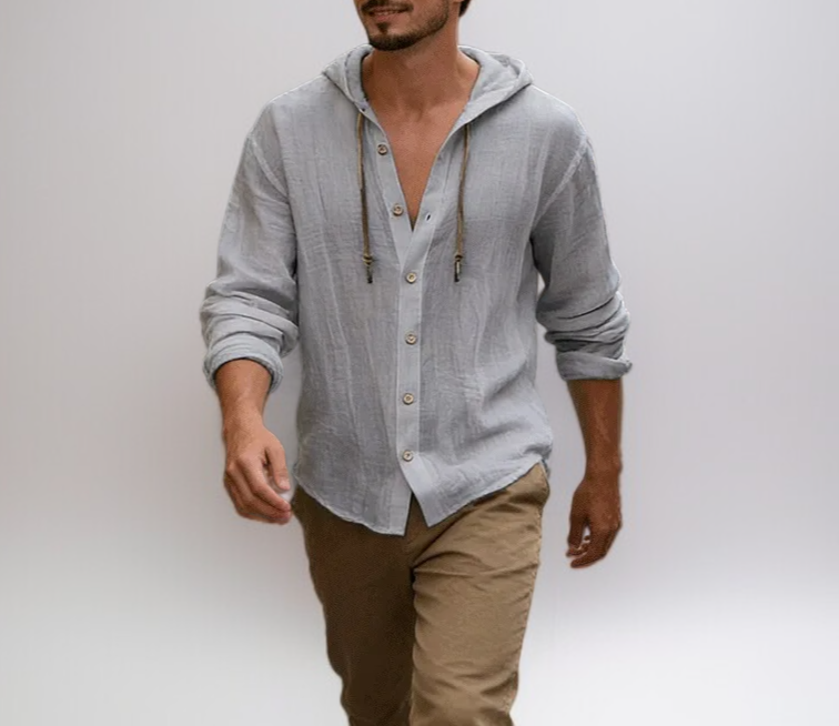 快適な着心地のコットンリネンTシャツ