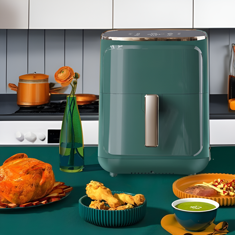 Intelligenter, vollautomatischer Elektro-Ofen mit integrierter Heißluftfritteuse