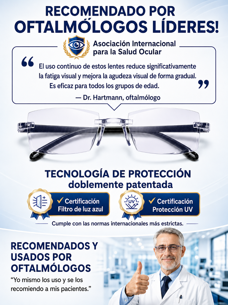 【Sin necesidad de examen de la vista】 Óptica de Jena - Lentes con enfoque automático