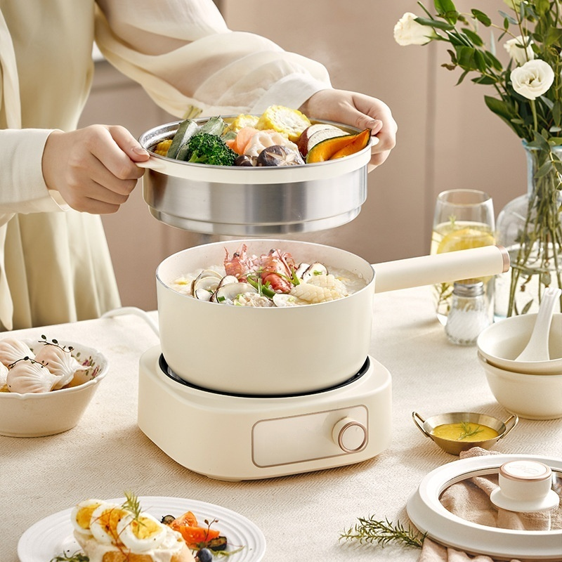 หม้อไฟฟ้าสำหรับต้มและนึ่งอาหาร