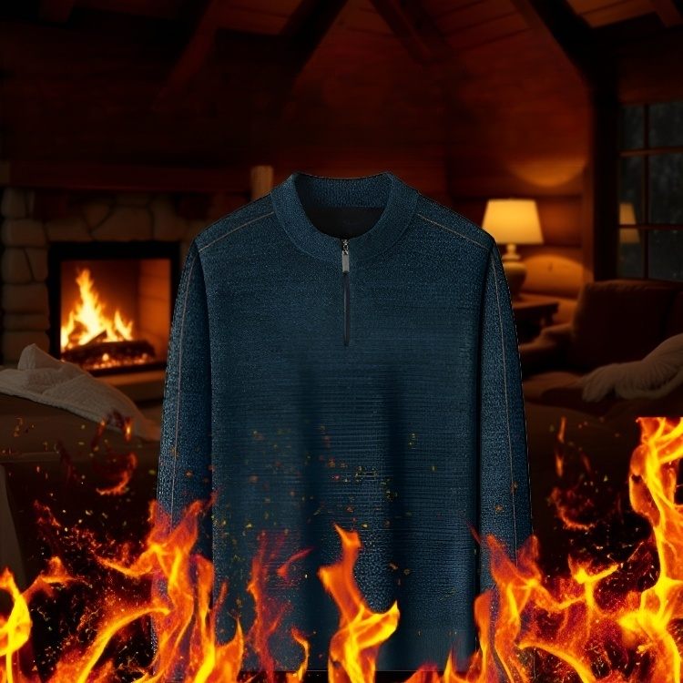 쉐닐 플러시 두꺼운 스웨터