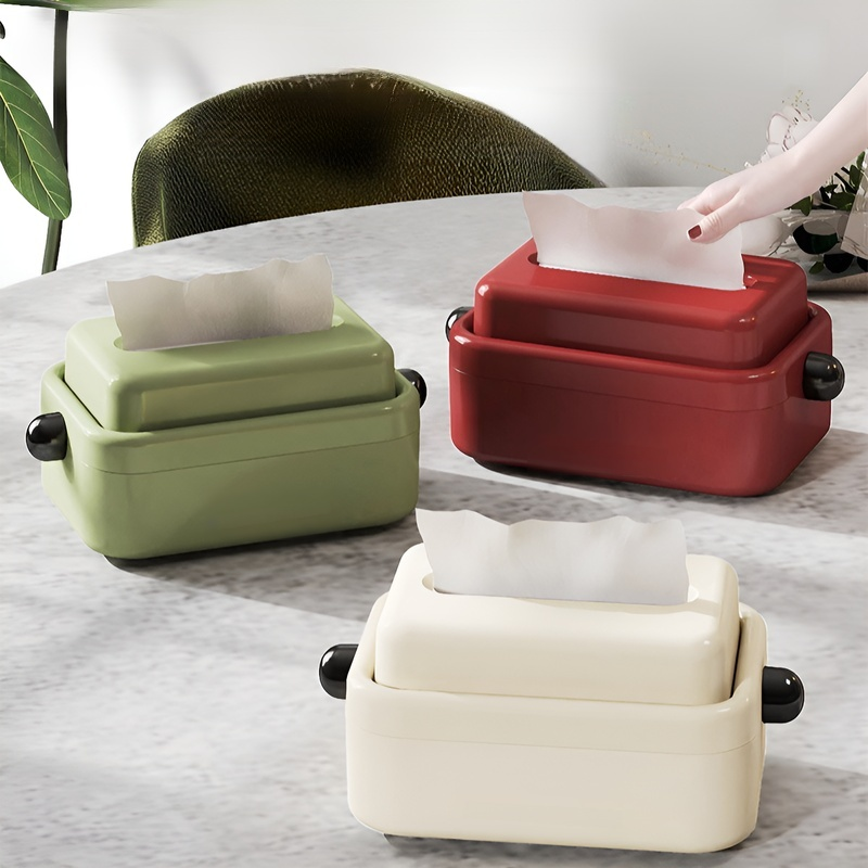 거실 비주얼 리프트 티슈 케이스 수납 케이스 가정용 아트 침실