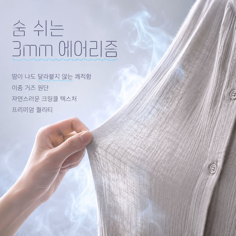여성용 벨슬리브 루즈핏 롱 셔츠 드레스
