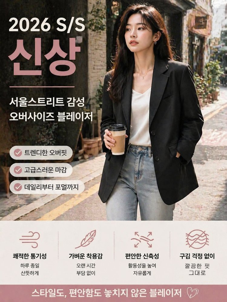 26SS 클래식 테일러드 블레이저 자켓