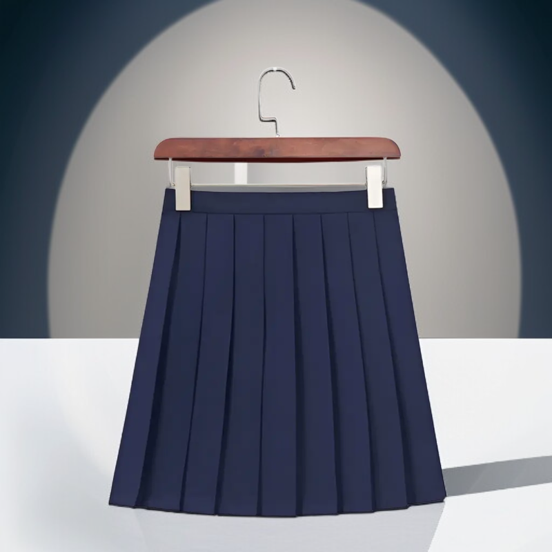 JK制服をアレンジしたネイビー風カレッジミニスカートセット