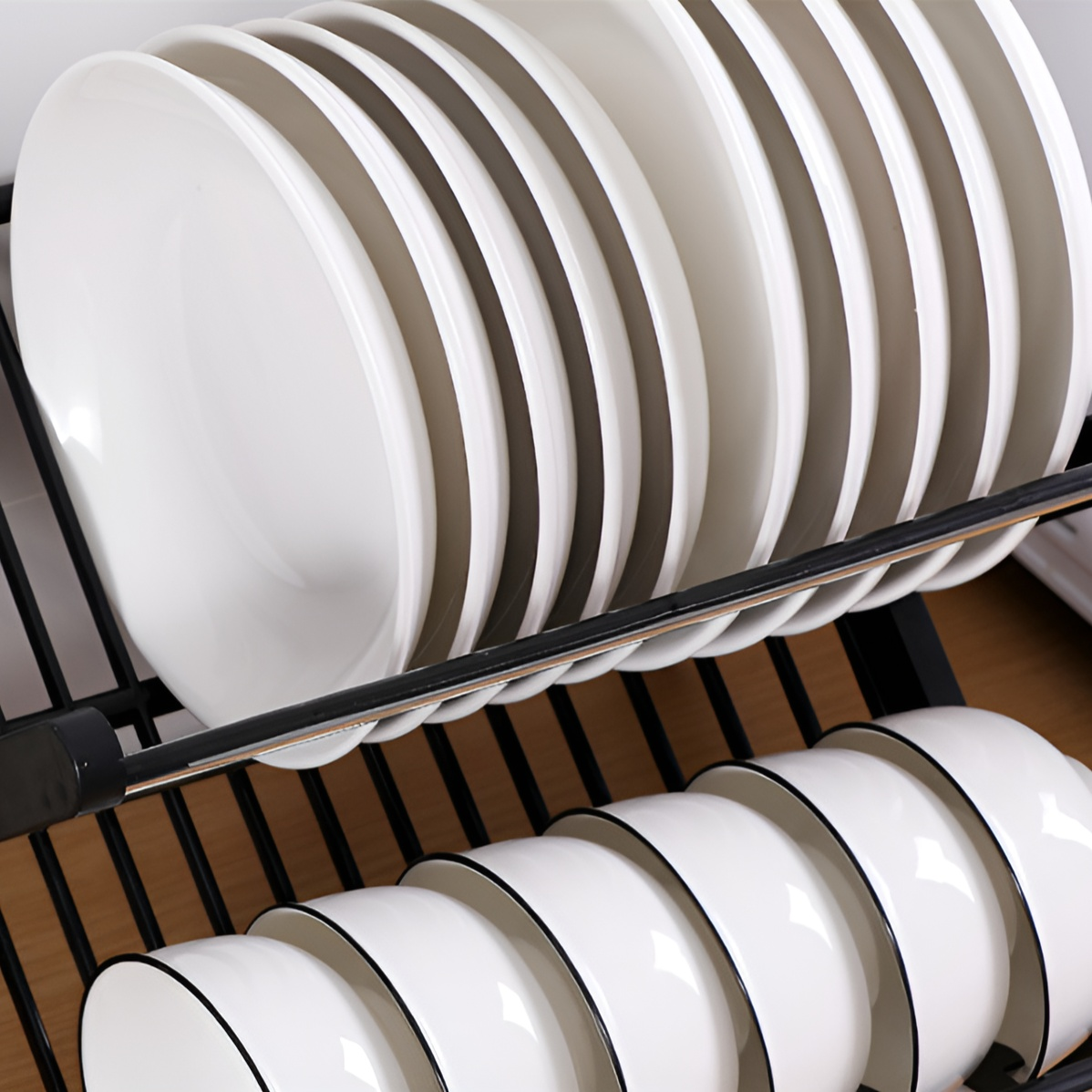 廚房免安裝瀝水收納置物架