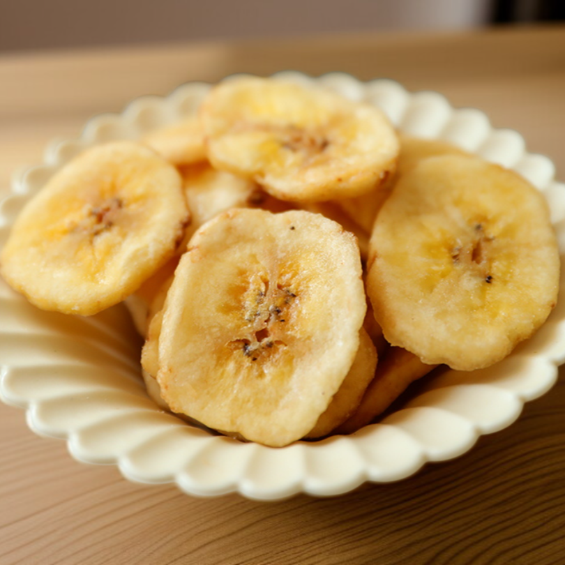 サクサクと甘いバナナチップス