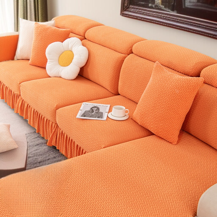 게으름뱅이 사계절용 올백 소파 커버 스판 자카르 가죽 소파 커버 전판 가죽 소파 커버 고양이 잡이 올백 게으름뱅이 소파 커버