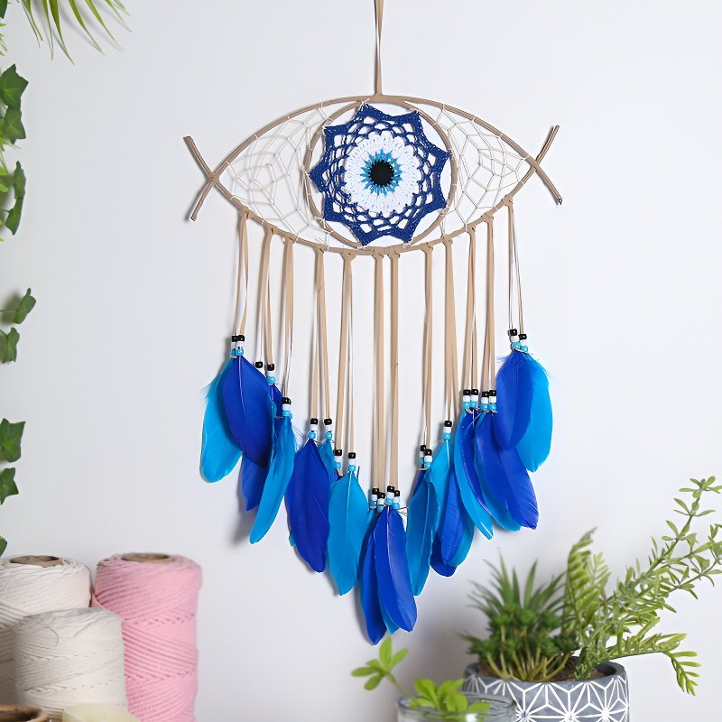 Red Decorativa de Ojo Demoníaco Estilo Nórdico para el Hogar