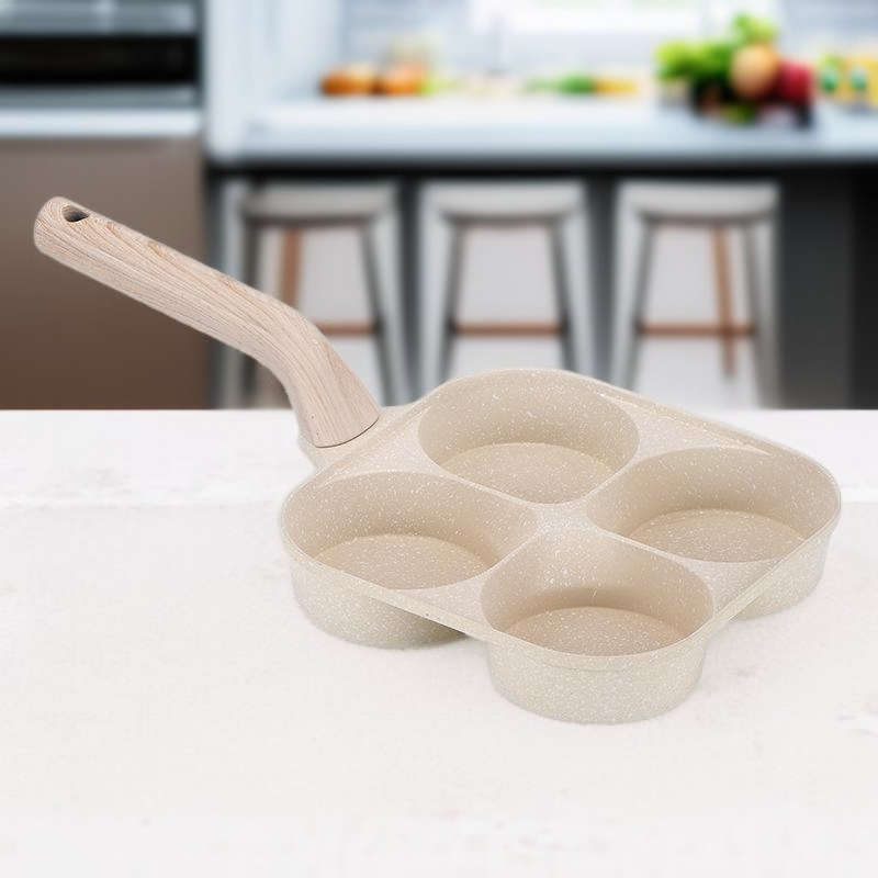 مقلاة إفطار غير لاصقة لتحضير البرغر والبيض، أداة منزلية متعددة الوظائف