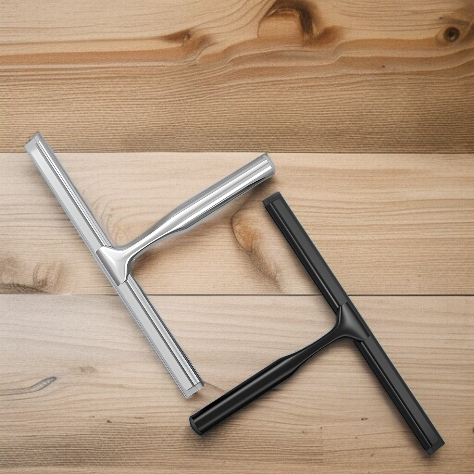 ガラス洗浄用工芸品 浴室鏡洗浄用亜鉛合金製 家庭用ガラスワイパー 車の窓用ワイパー