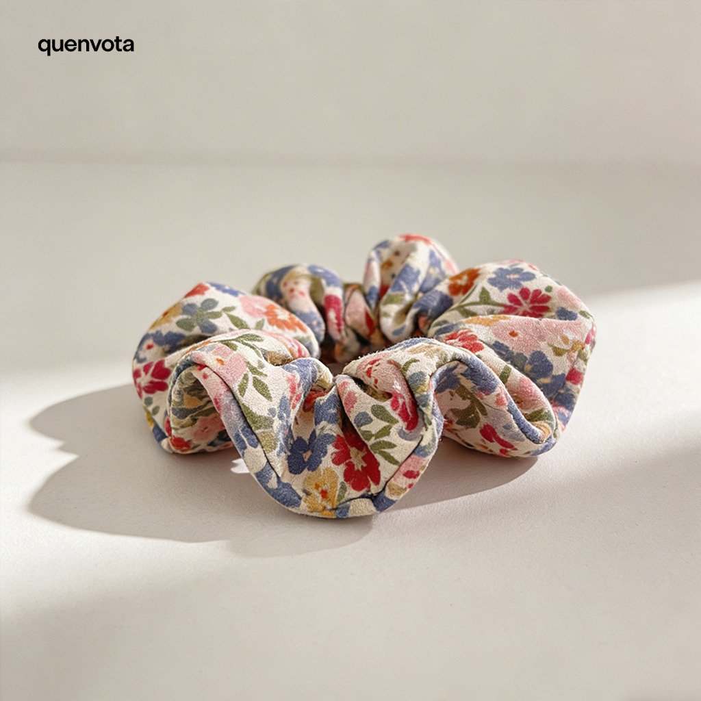 꽃무늬 헤어밴드 (10개입)