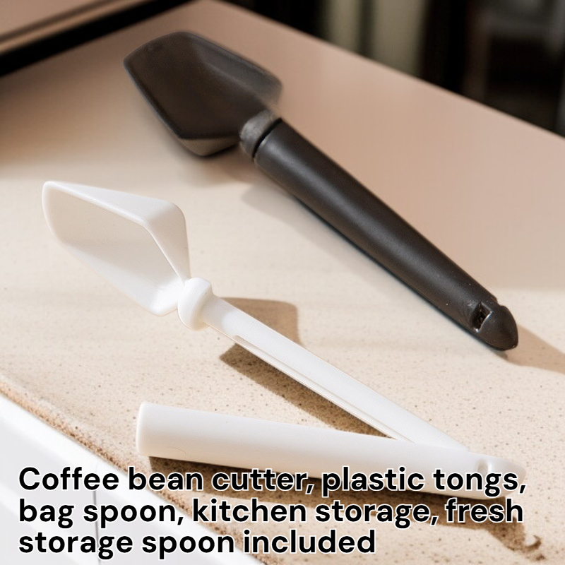 Multifunctional Coffee Bean Clip Spoon Plastic Kitchen Tool