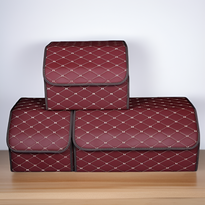 車用折りたたみ収納ボックス 多機能トランク整理 ゴミ袋雑貨収納