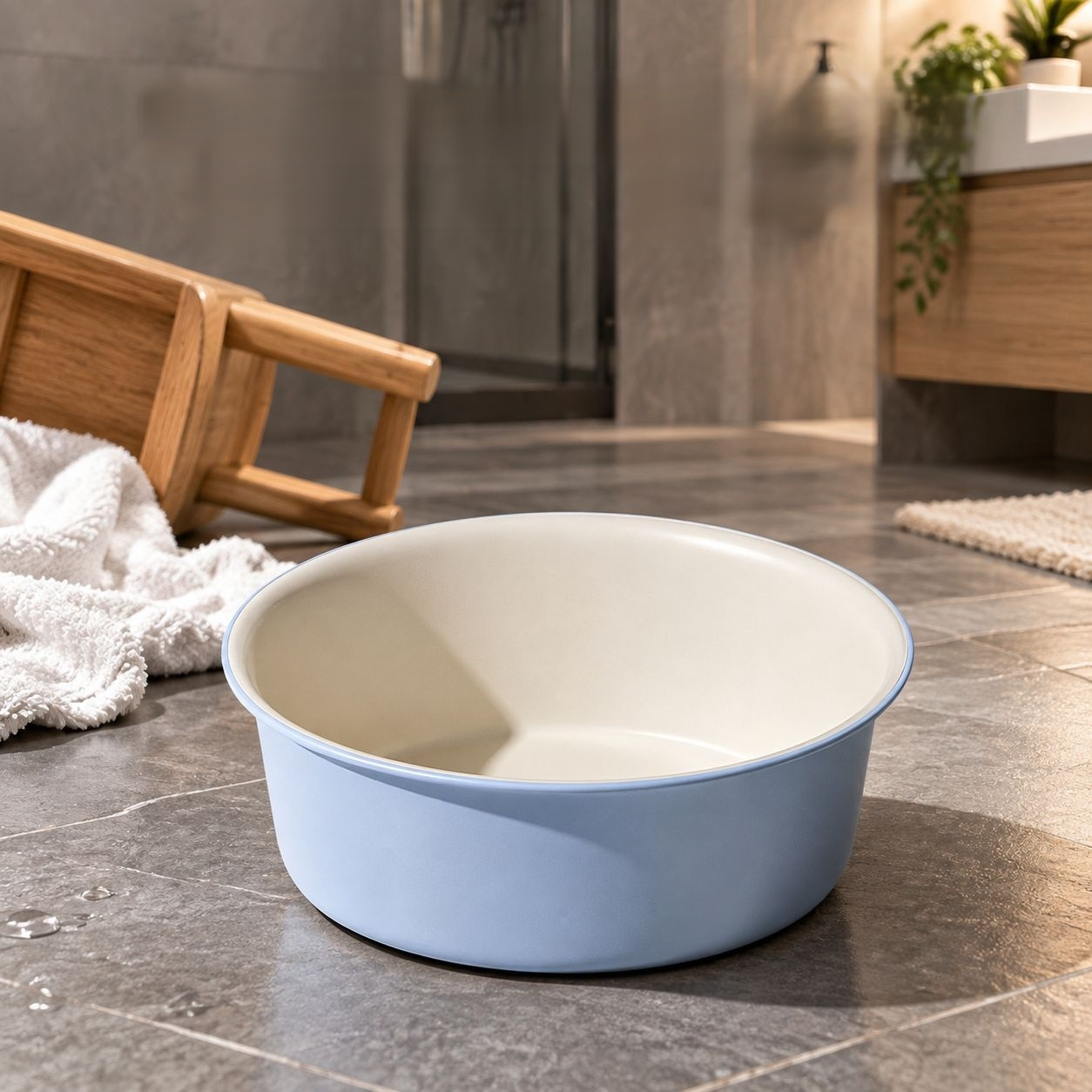 Large Thickened Durable Plastic Wash Basin for Home