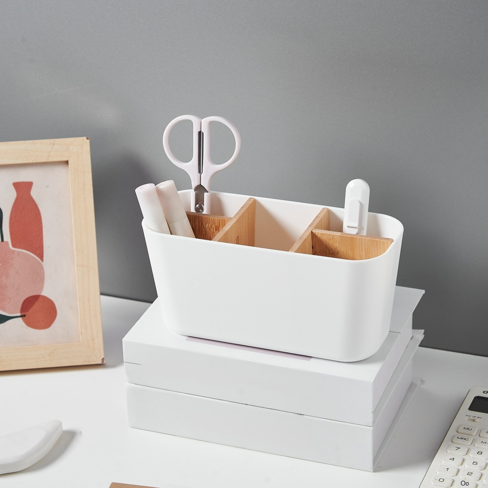 Abnehmbare Fächer der Büro Aufbewahrungsbox aus Holz
