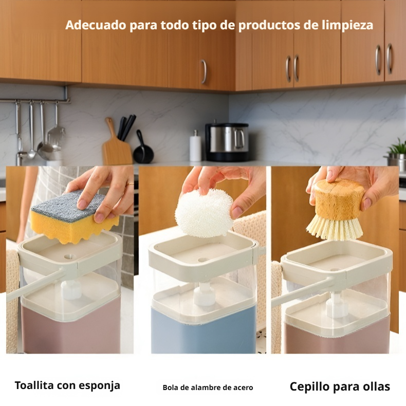 Detalle del organizador de cajas líquidas multifuncional