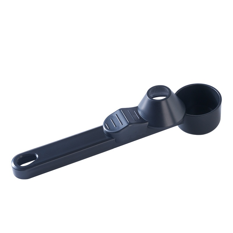 Leak-Proof Large Capacity Coffee Round Spoon with Long Handle and Anti-Slip Design
