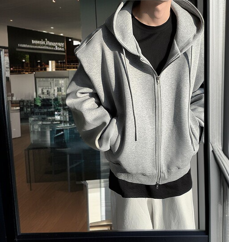 가을옷 후드 카디건 스타일링