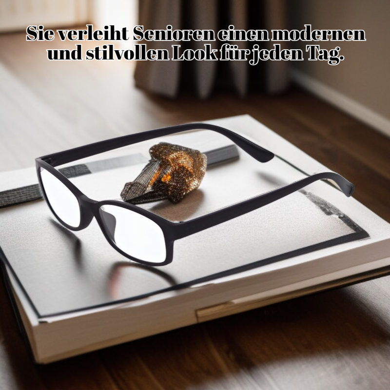 Modische Lesebrille für ältere Menschen