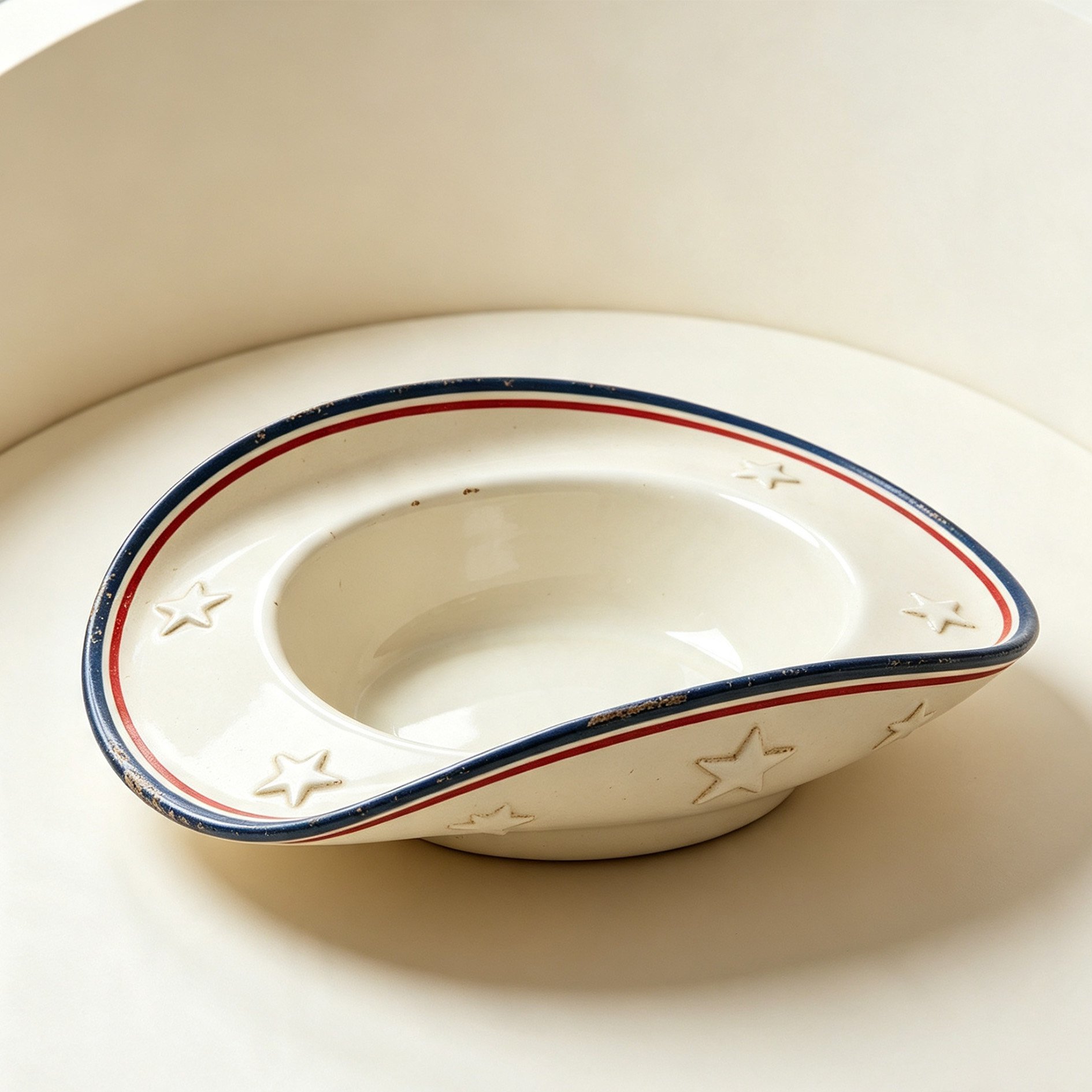 Cowboy Hat Ceramic Storage Tray