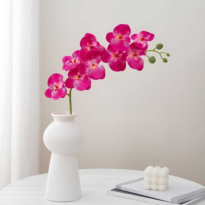 Sensation de luxe léger 9 têtes Phalaenopsis Simulation bouquet