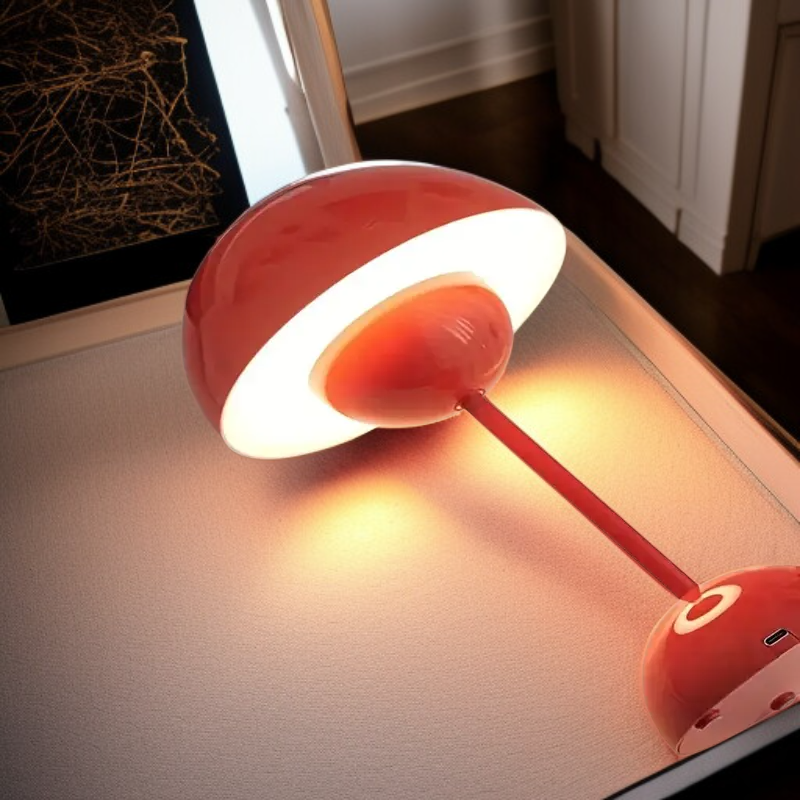 北欧風キノコ型ベッドサイドランプ 雰囲気ランプ 結婚部屋・寝室・デスク装飾