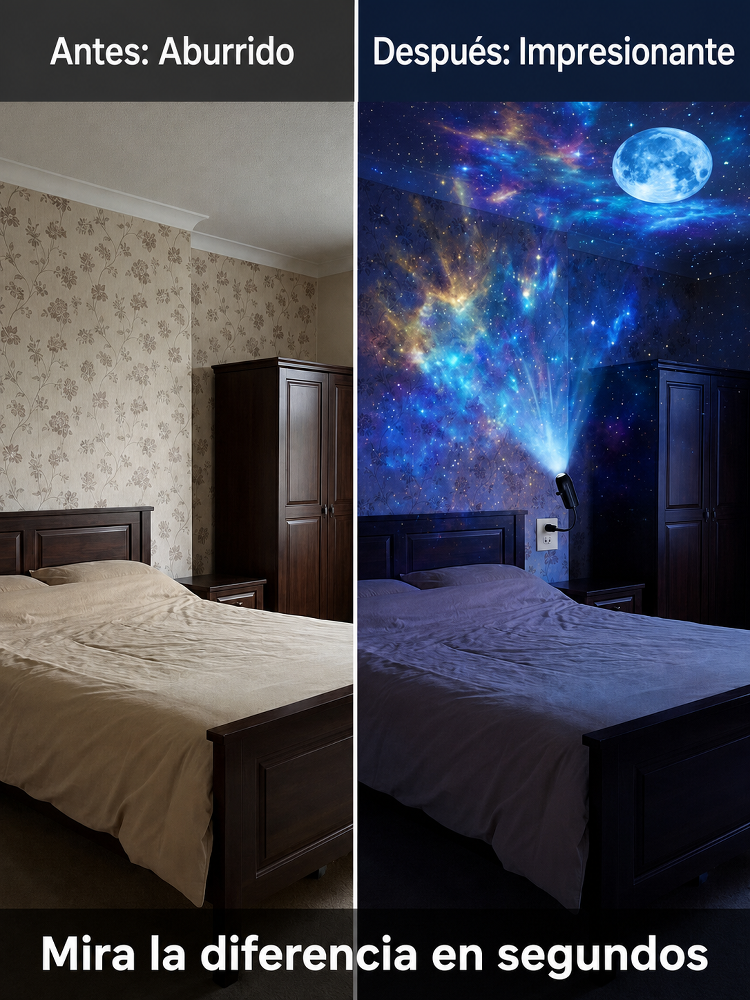 Comauo™ Proyector Océano y Galaxia: : Tu cuarto o auto en un acuario al instante.