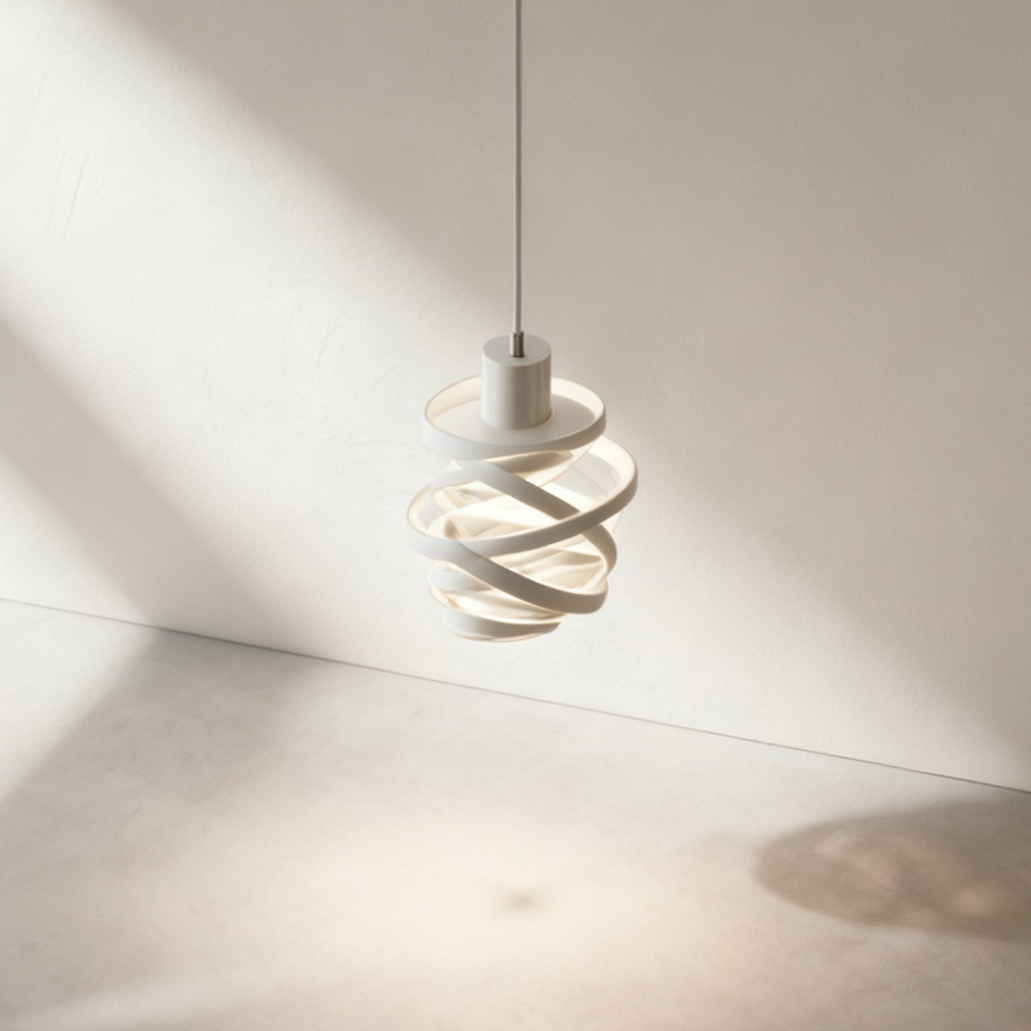 โคมไฟแขวนศิลปะรูปแบบเกลียวดีไซน์หรูหรา