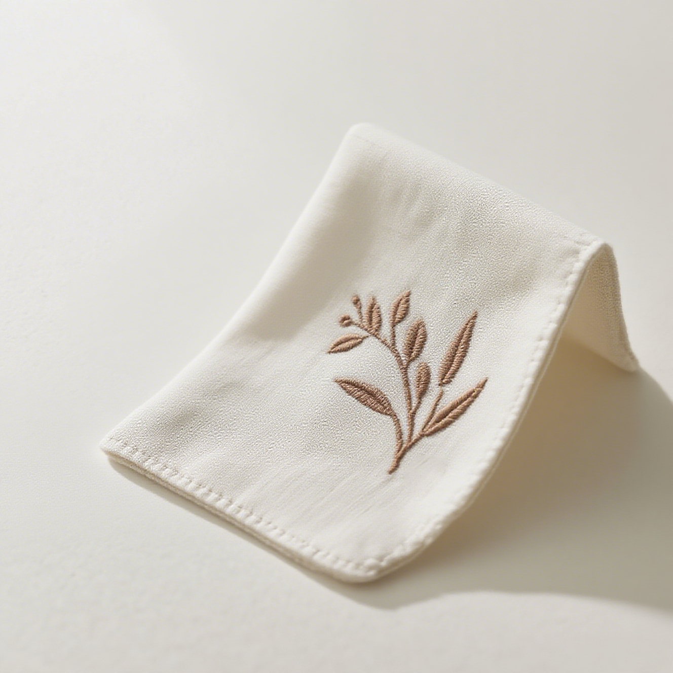 Pañuelo de estilo sencillo bordado en puro algodón (paquete de 3)