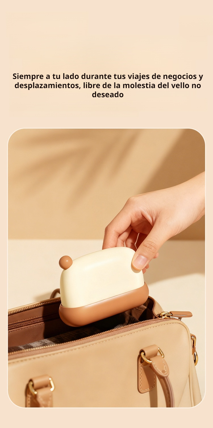 Rodillo de pelusa con decoración navideña