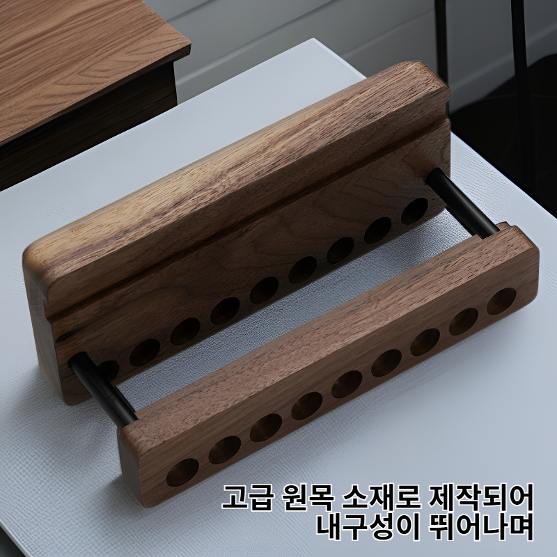 원목 다용도 펜스탠드 사무실 데스크 수납함