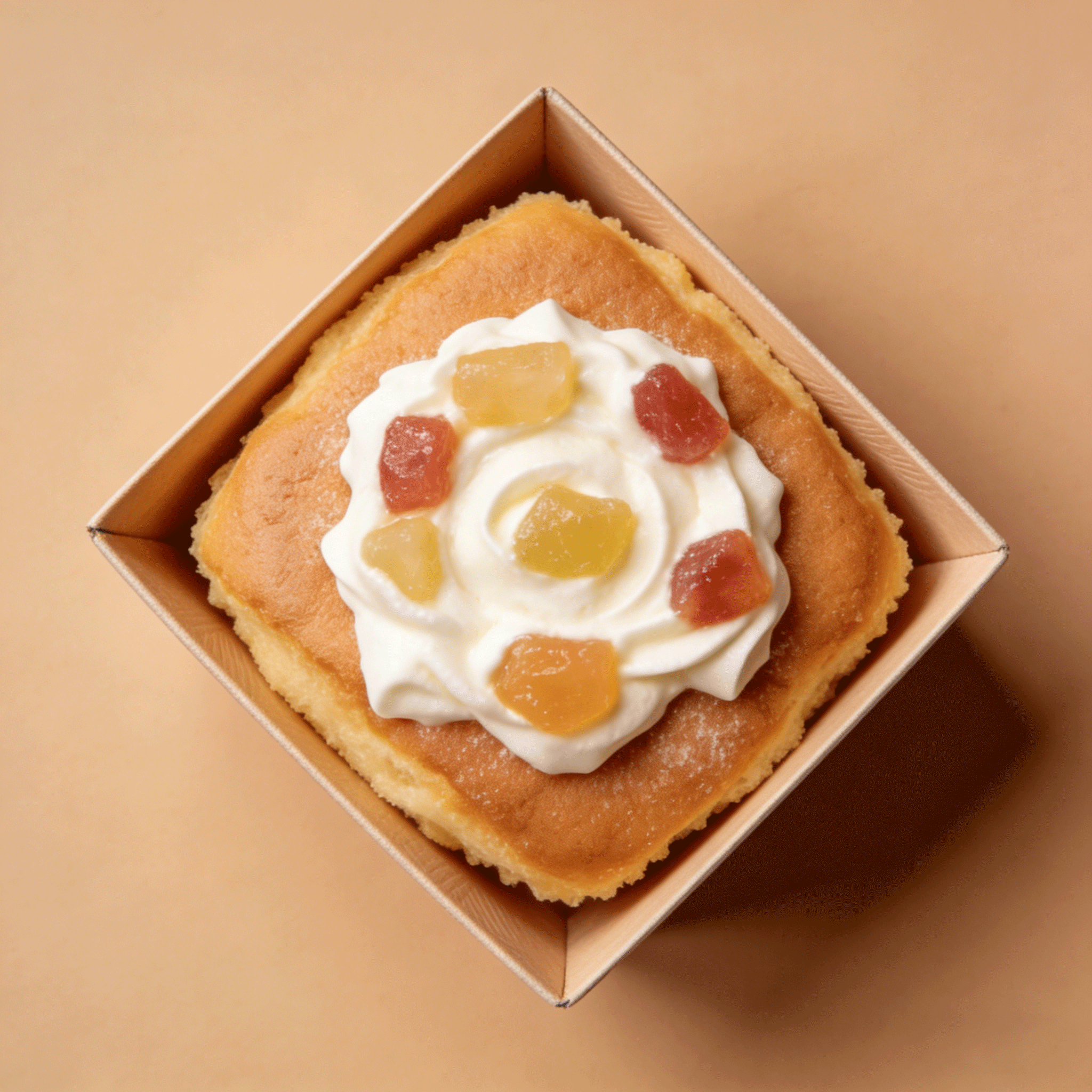 Freshly baked soft bread desserts