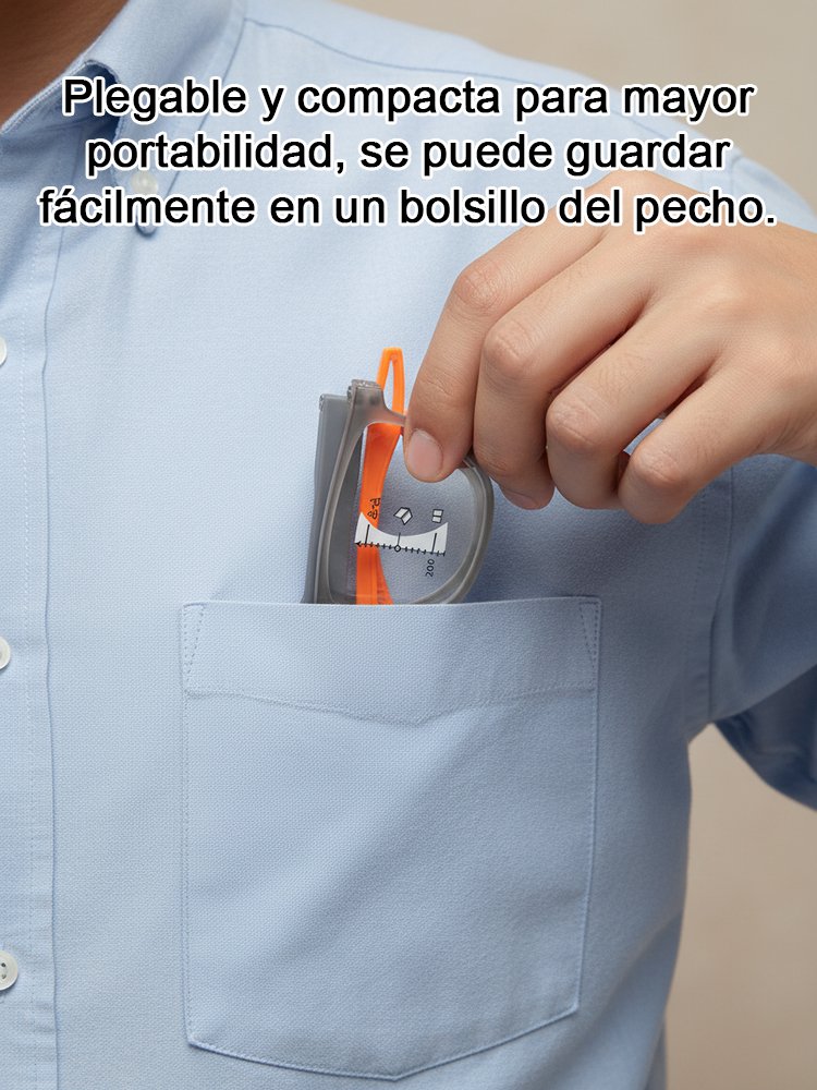 Gafas de lectura plegables ultraligeras con protección contra luz azul