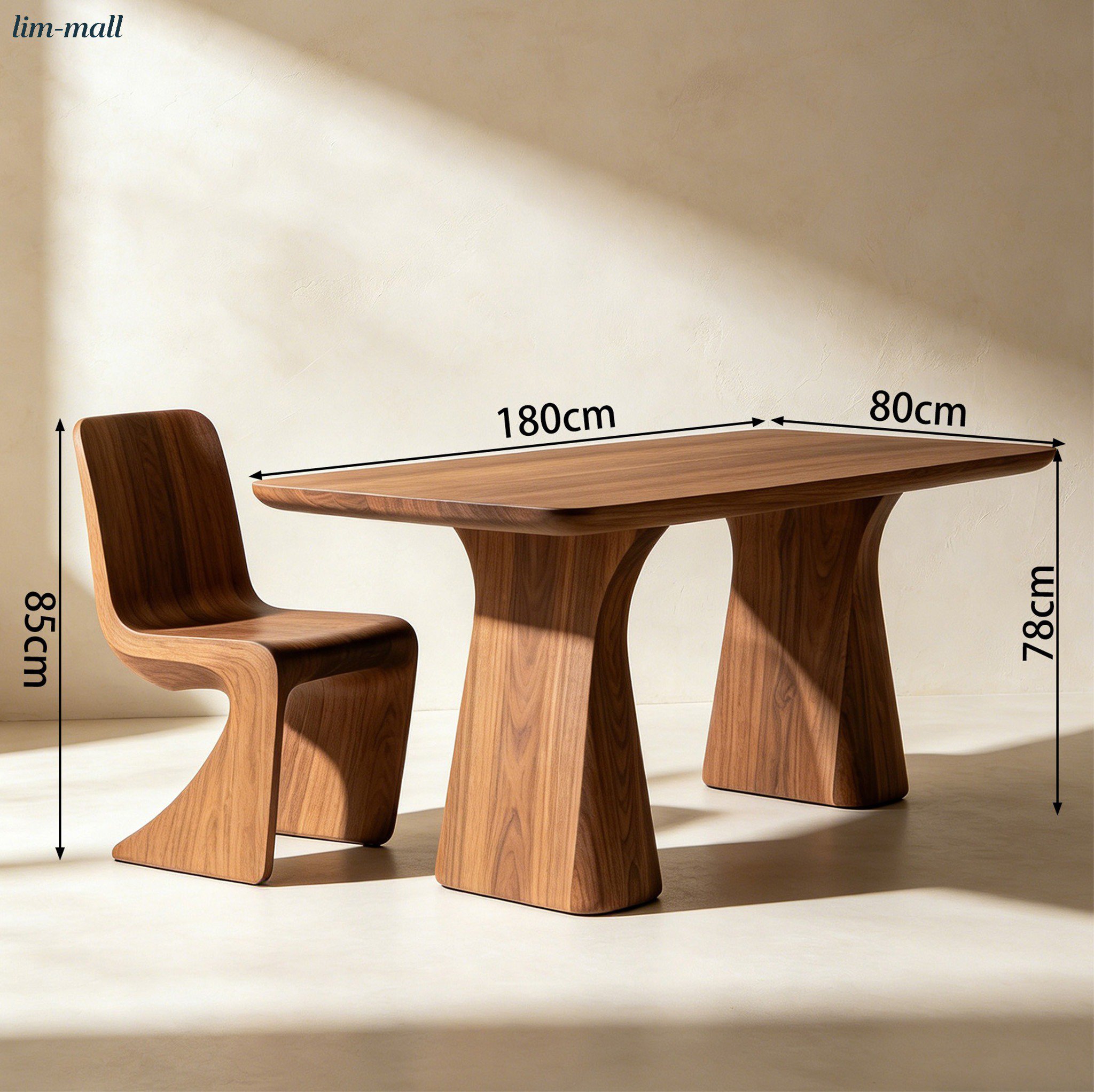 Luxury Walnut Dining Chairs with Comfortable Seating