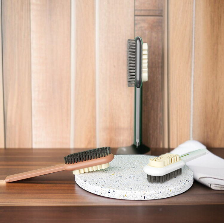 長柄設計球鞋清潔刷細節圖