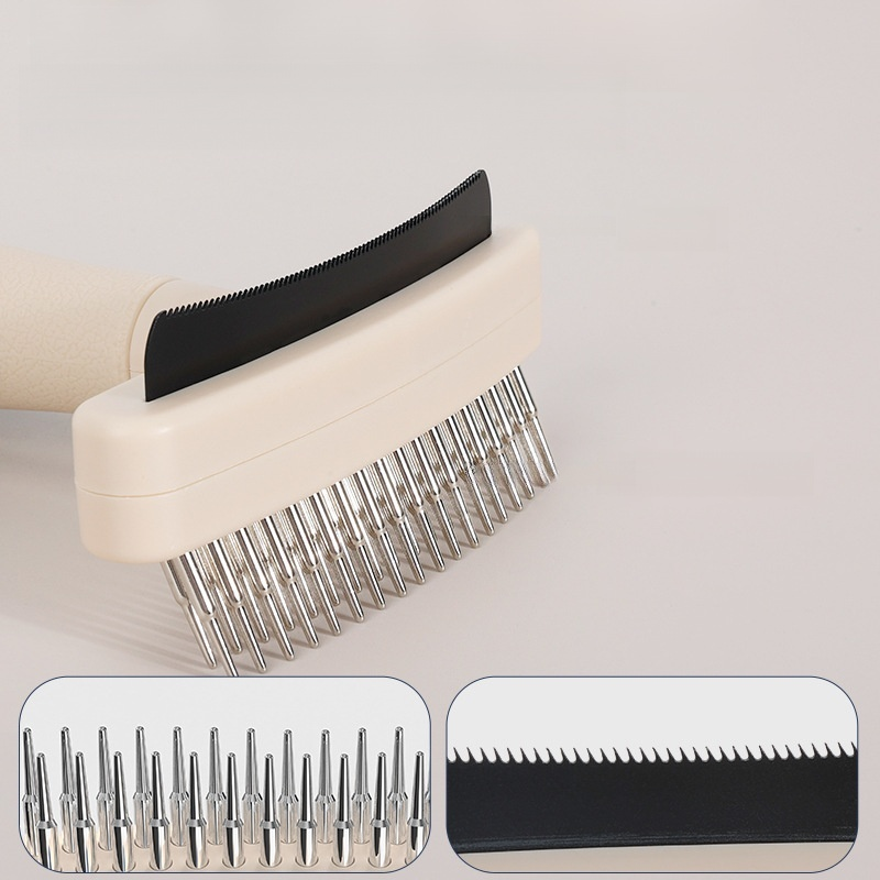 Pet Comb Dog Cat Thinning Hair Remover Dematting Rake Beauty Tool