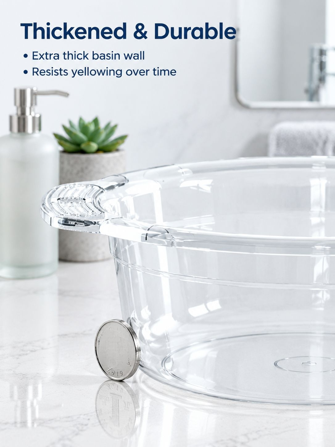 Stylish Transparent Wash Basin for Modern Homes