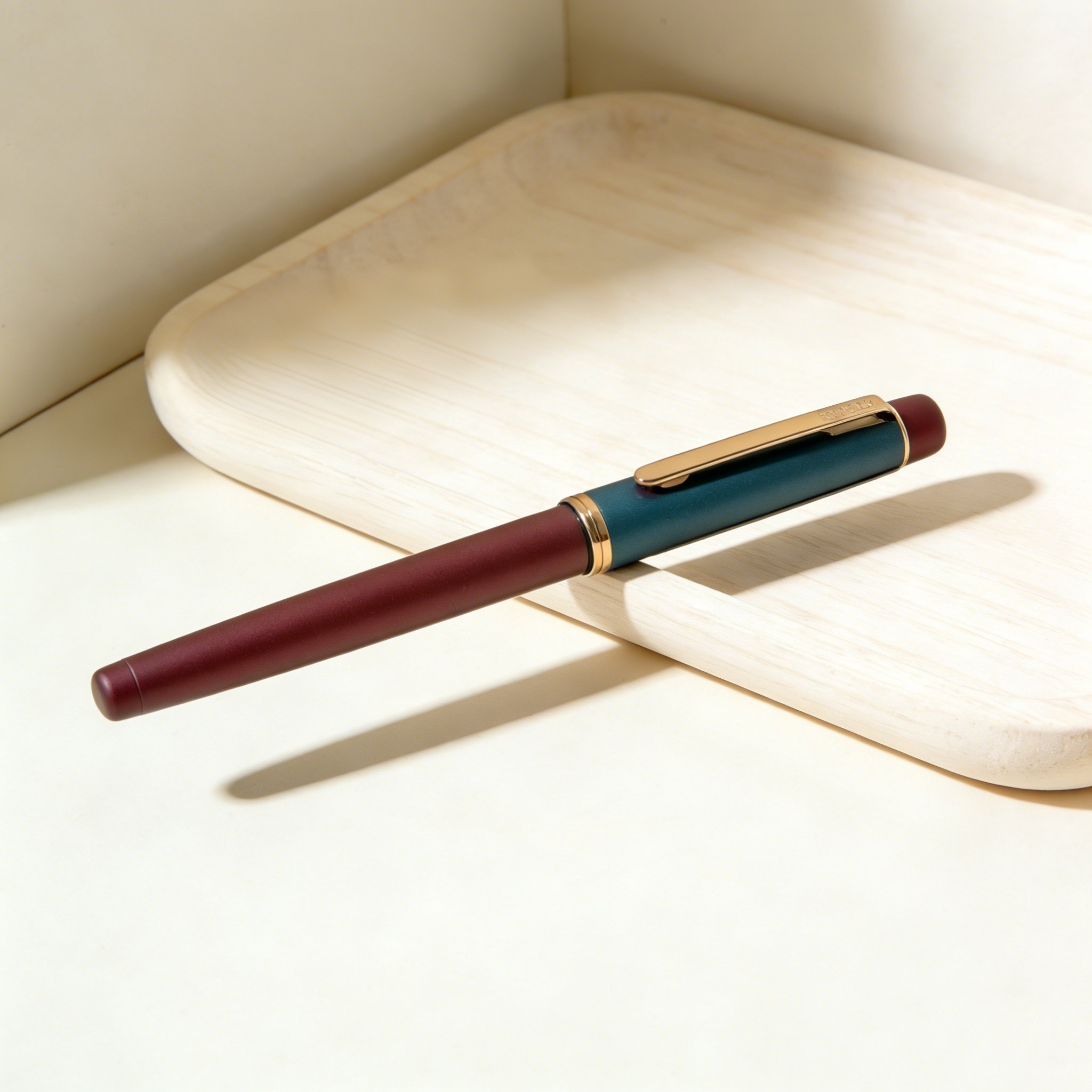 高級感ある万年筆のペン先クローズアップ